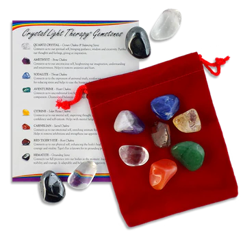 Crystal Light Therapy Gemstone Sets