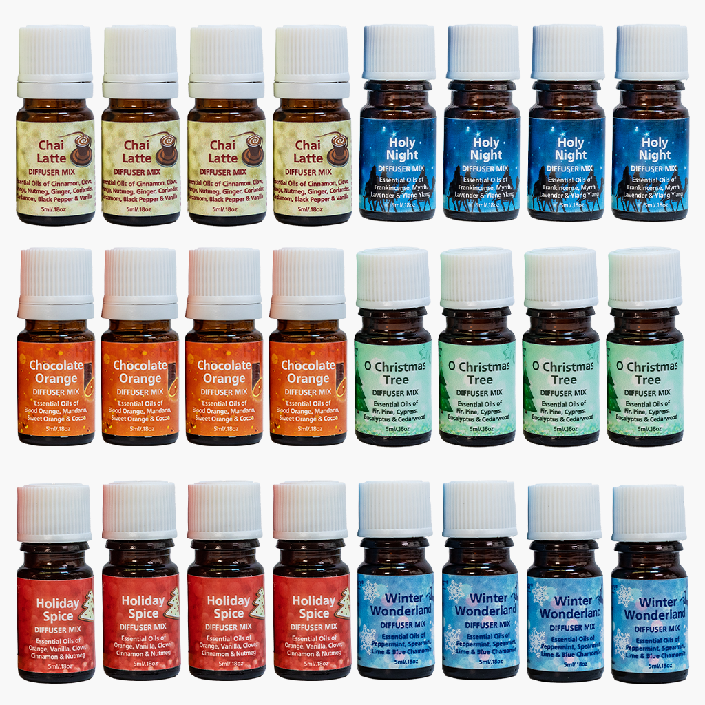 Holiday Scents ― 5ml Pure Essential Oil Mix Bundle
