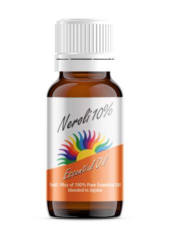 Neroli (Citrus aurantium), 10% in Jojoba