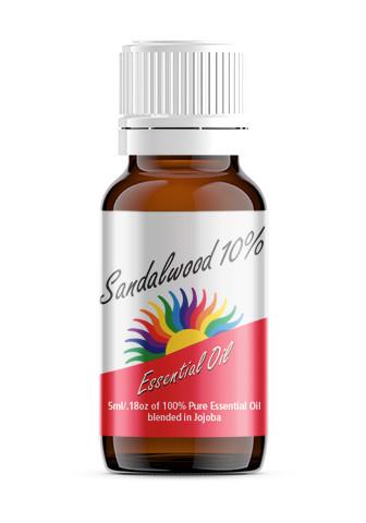 Sandalwood (Santalum spicatum) 10% in Jojoba