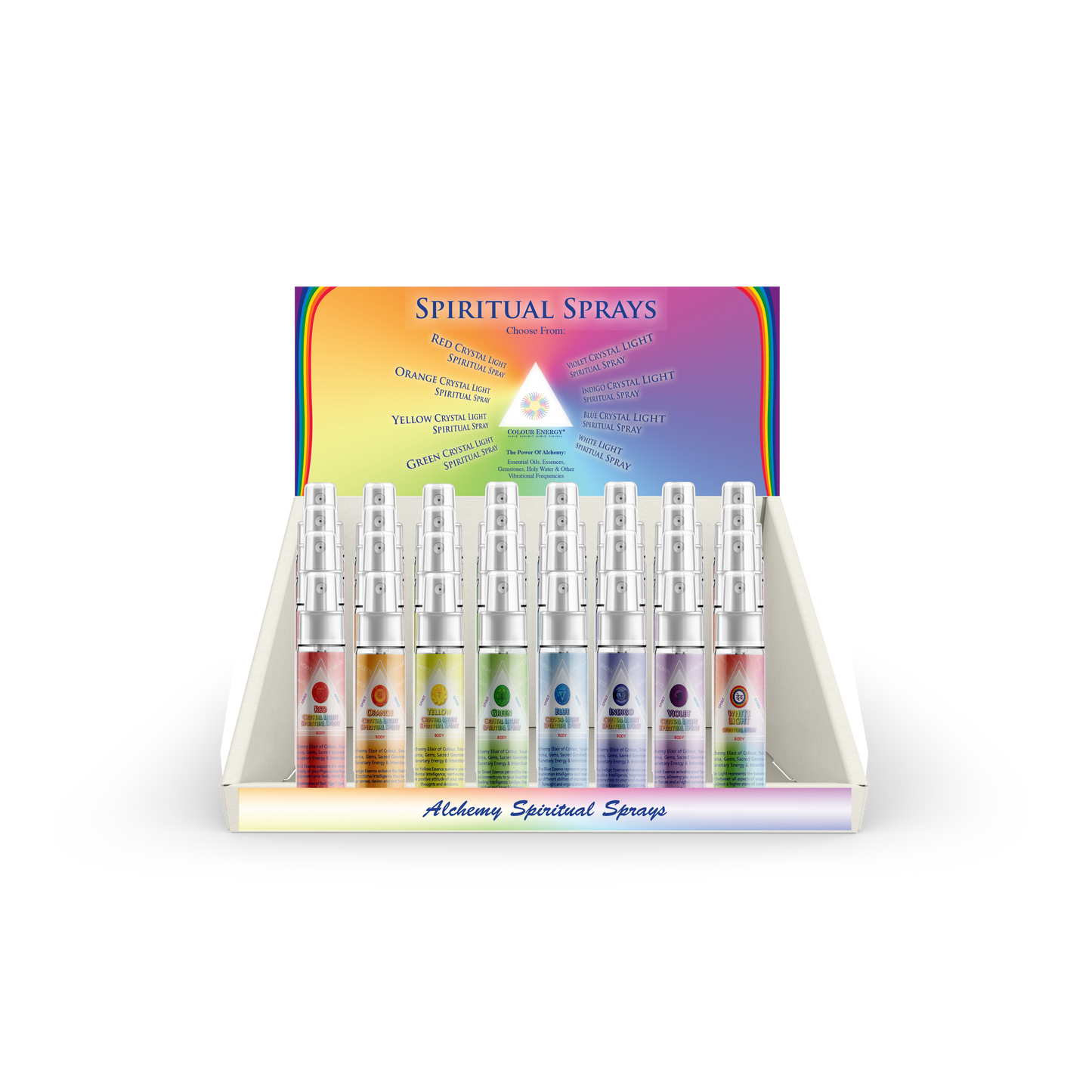 Crystal Light Spiritual Sprays Displays, Kits & Sets