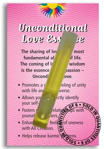 Unconditional Love Essence, 1oz/30ml & 4oz/120ml Sizes