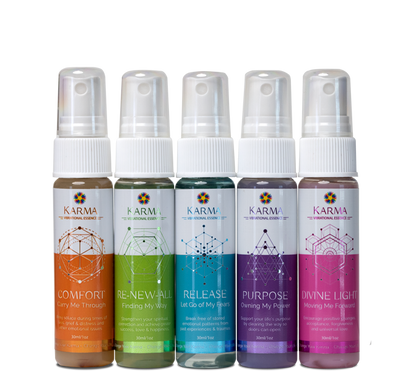 Karma/Alchemy Sprays: 30ml/1oz, 120ml/4oz & Kits