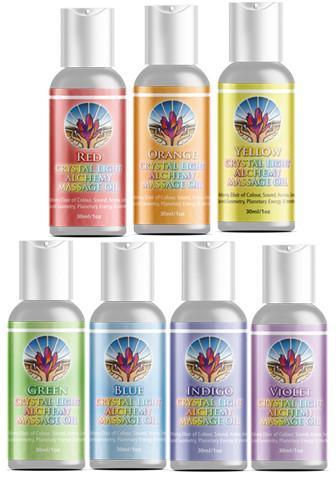 Chakra Light Massage Oils Sets