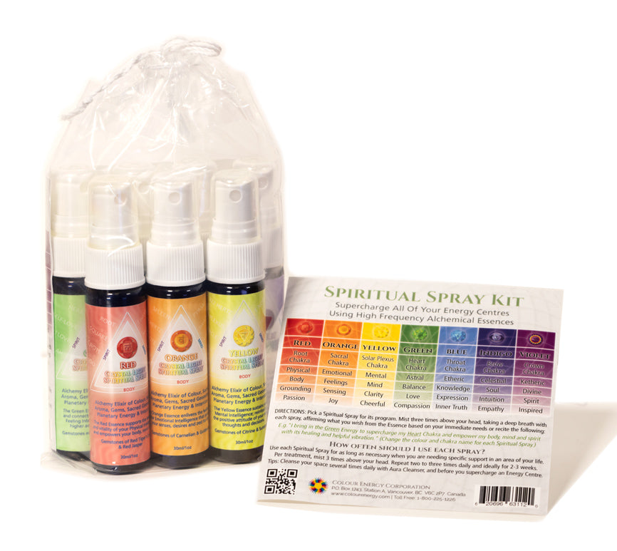 Crystal Light Spiritual Sprays Displays, Kits & Sets