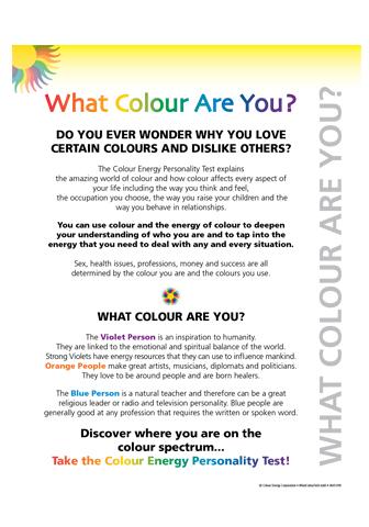 Colour Energy Personality Test